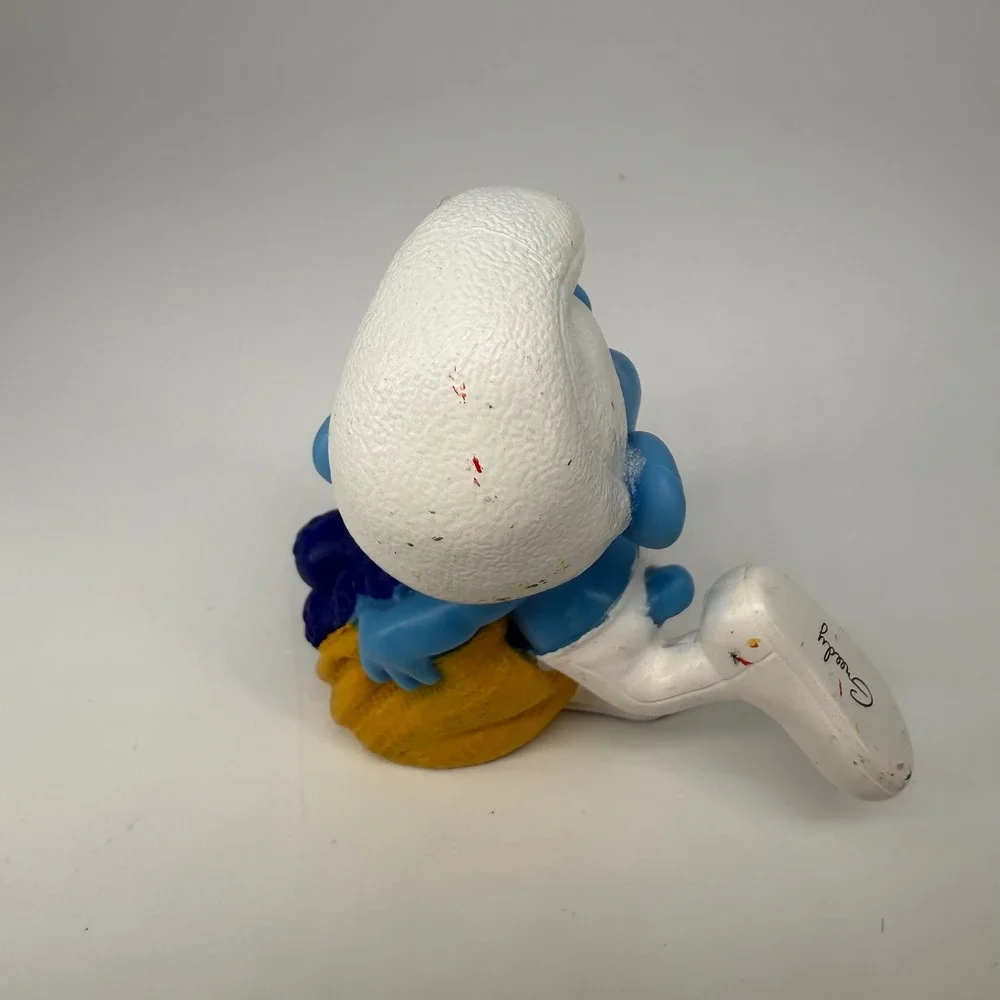 Greedy Smurf Figurine Peyo‎ 2011 McDonald's Collectible Toy Figure Nostalgia